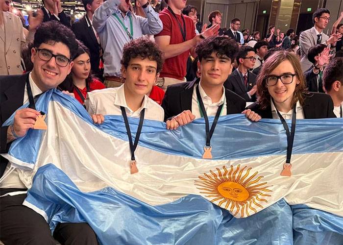 Orgullo argentino: estudiantes rosarinos hicieron podio en las olimpiadas de química.