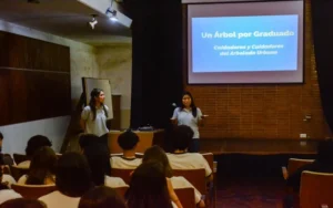 Estudiantes se capacitaron sobre la importancia del arbolado