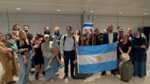 argentinos evacuados en Israel