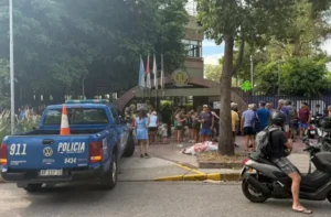 Evacuaron el club GER por un posible artefacto explosivo