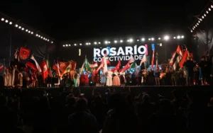 Fabián Gallardo inaugura las Colectividades con un show rosarino
