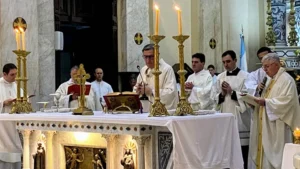la despedida del papa en Rosario
