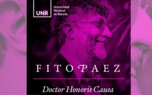 Fito Páez recibe el título de Doctor Honoris Causa de la UNR