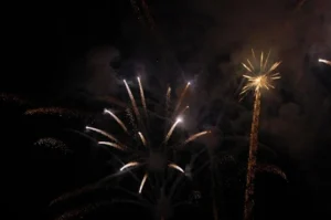 Fuegos artificiales en Rosario
