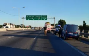 Choque en Av. Circunvalación y Mendoza