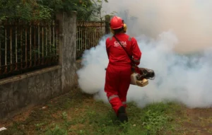Fumigan espacios verdes en Rosario para combatir el dengue.