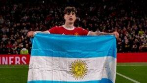 Alejandro Garnacho quiere jugar para Argentina