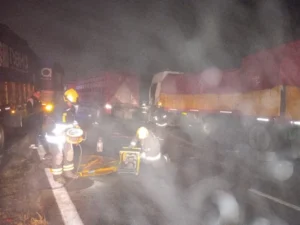 choque grave en la autopista