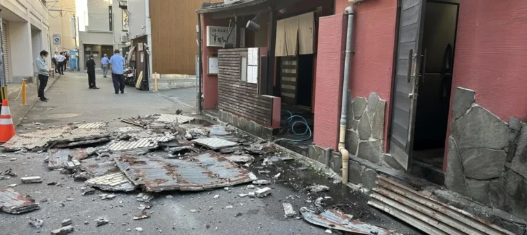 Heridos y daños tras un terremoto en Kyushu, Japón