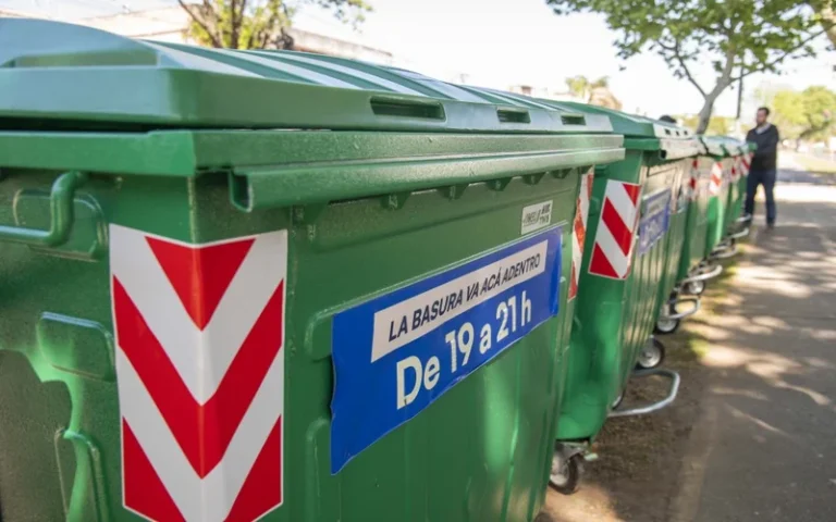 Higiene urbana en Rosario: el municipio instaló más de 170 nuevos contenedores en la zona sur