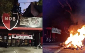 Hinchas de Newell's tomaron el club