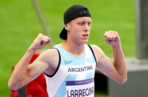 Histórica clasificación de Elián Larregina en los Juegos Olímpicos