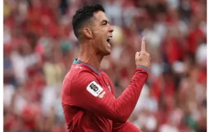 Cristiano Ronaldo celebra un gol en el Mundial 2026