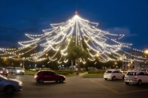 encendido tradicional arbolitode Rosario
