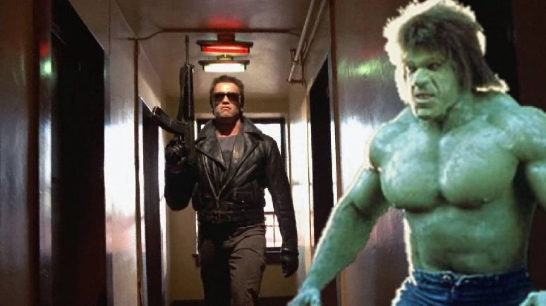 Arnold Schwarzenegger subió una foto a Twitter jugando contra Lou Ferrigno y la fotografía se volvió viral. ¿Qué dice la Inteligencia Artificial sobre un enfrentamiento entre ambos?.