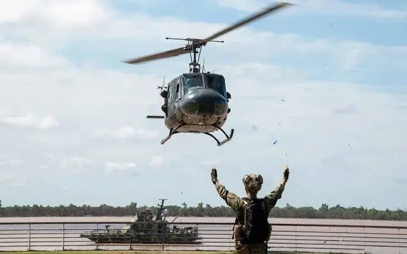 Imponente despliegue del Ejército en la costa de Rosario
