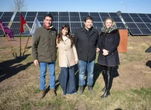 Inauguraron un parque fotovoltaico en San Gregorio