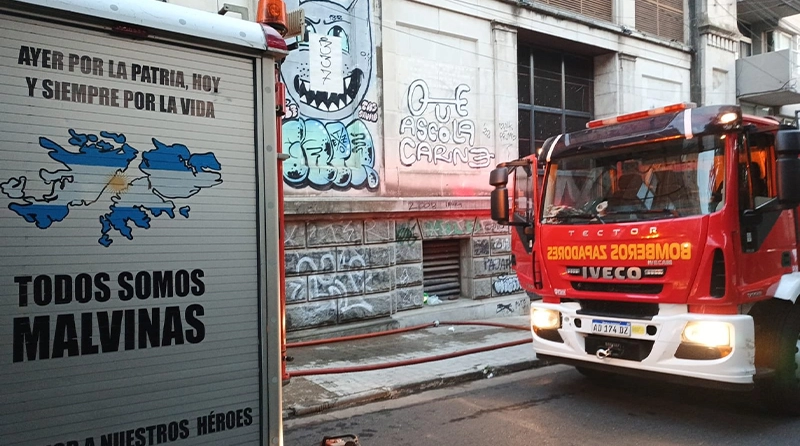 Incendio en la EPE causó cortes de luz en el microcentro.