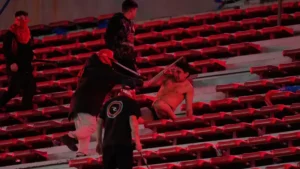Incidentes en el partido entre Independiente y Universidad de Chile