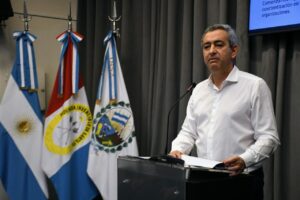 Pablo Javkin en conferencia de prensa