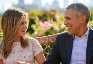 Jennifer Aniston desmiente rumores de romance con Obama.