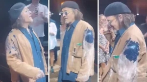 Johnny Depp sorprendió a todos y visitó el Teatro Colón.