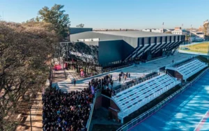 Estadio Multipropósito Invencible Rosario durante la inauguración de los Juegos Suramericanos