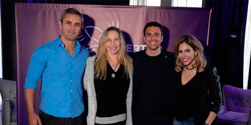 Karina Milei viajó a Rosario para respaldar al candidato a concejal Juan Pedro Aleart.