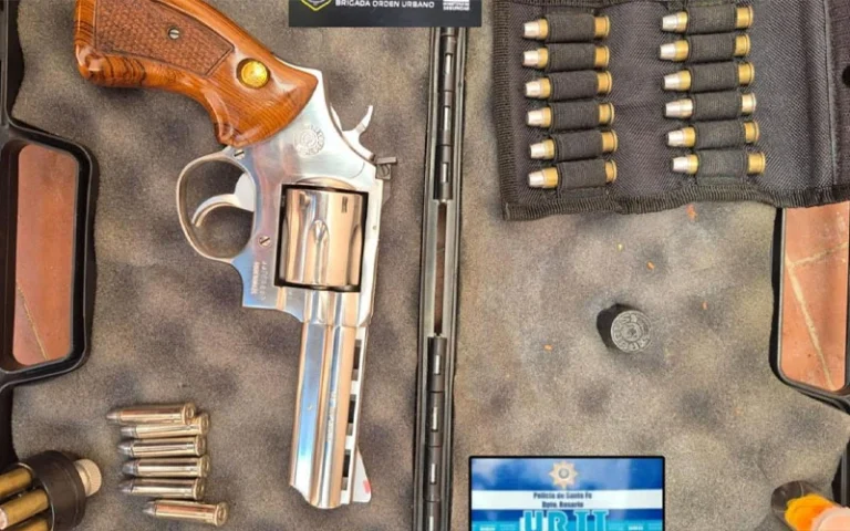 La Policía secuestró un arma de alta potencia tras un conflicto familiar.