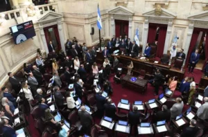 actividad del senado de la nación en agosto