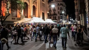 décima edición de la noche de peatonales