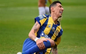 La lesión de Di María preocupa en Central y es duda para el debut en la Libertadores