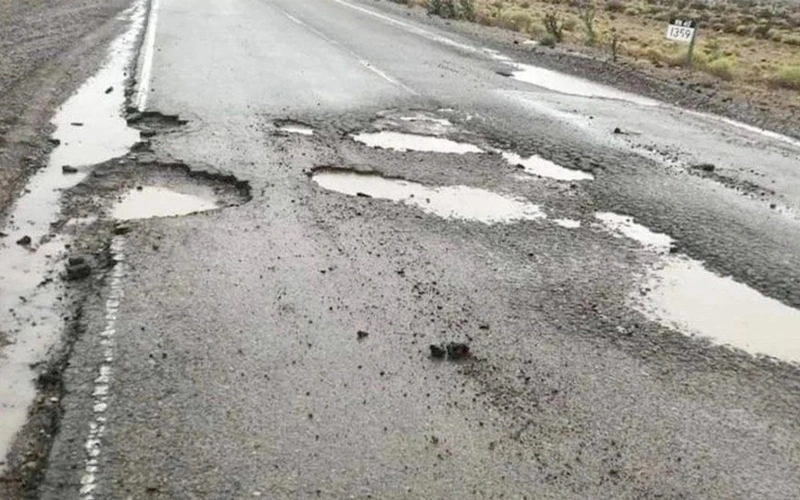 La ruta nacional 33 encabeza la lista de los tramos más deteriorados de la red nacional.