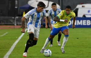 Argentina empató con Brasil 1-1 en el Sudamericano de Venezuela.