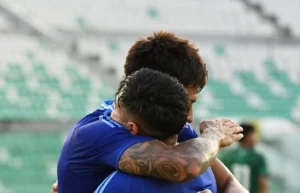 La selección argentina sub 20 derrotó a Bolivia por 4-0.