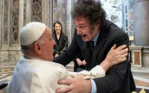 Las palabras de Milei tras el fallecimiento del papa Francisco