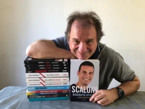 Portada del libro sobre Lionel Scaloni