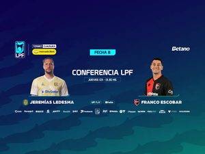 Ledesma y Escobar palpitan el clásico en conferencia de prensa