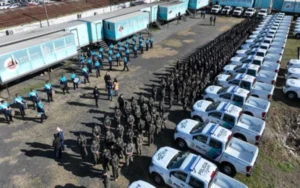 Llegaron los patrulleros y policías que mandó Kicillof a Rosario
