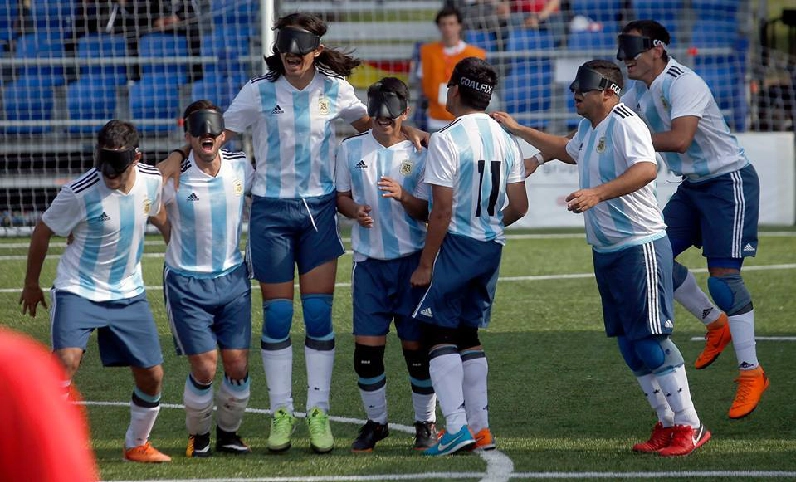 La Selección Argentina de fútbol para no videntes, "Los Murciélagos", juegan la final masculina de los Juegos Paralímpicos de París 2024.