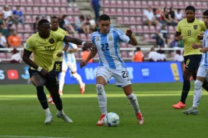 La sub 20 de Argentina empató con Ecuador 0-0.
