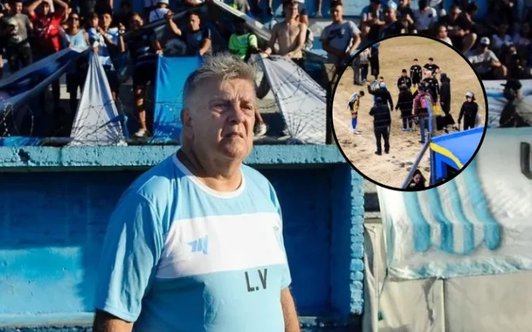 Luis Ventura fue agredido durante un partido de la Primera C