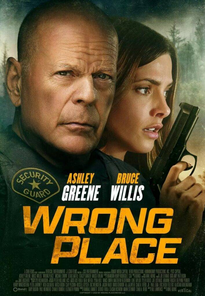 "Wrong Place" de Bruce Willis, si última película antes de su diagnóstico de demencia.