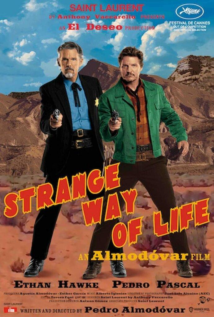 Pedro Almodóvar presentó en Cannes un western con Ethan Hawke y Pedro Pascal como protagonistas, donde dos vaqueros se enamoran. 