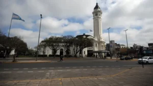 Martes con nubes y probabilidad de lluvia en Rosario