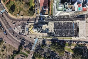 Acto escolar en el Monumento a la Bandera de Rosario