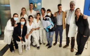 Médicos rosarinos realizaron un exitoso trasplante a un bebé prematuro