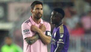 Messi anotó dos goles en la victoria ante Orlando