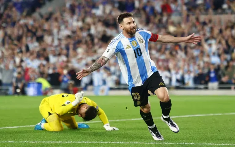 Messi la rompió en el partido ante Bolivia