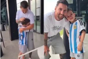Manuel, el niño que conoció a su ídolo